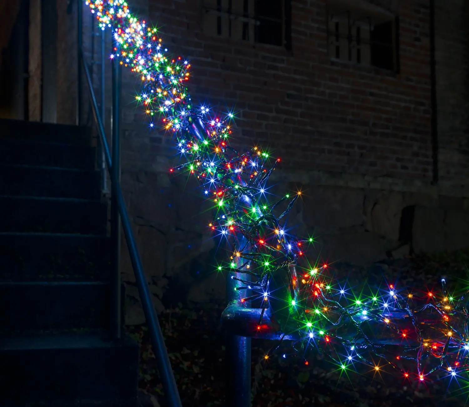 Konstsmide Multi-Coloured LED Cluster Christmas Lights